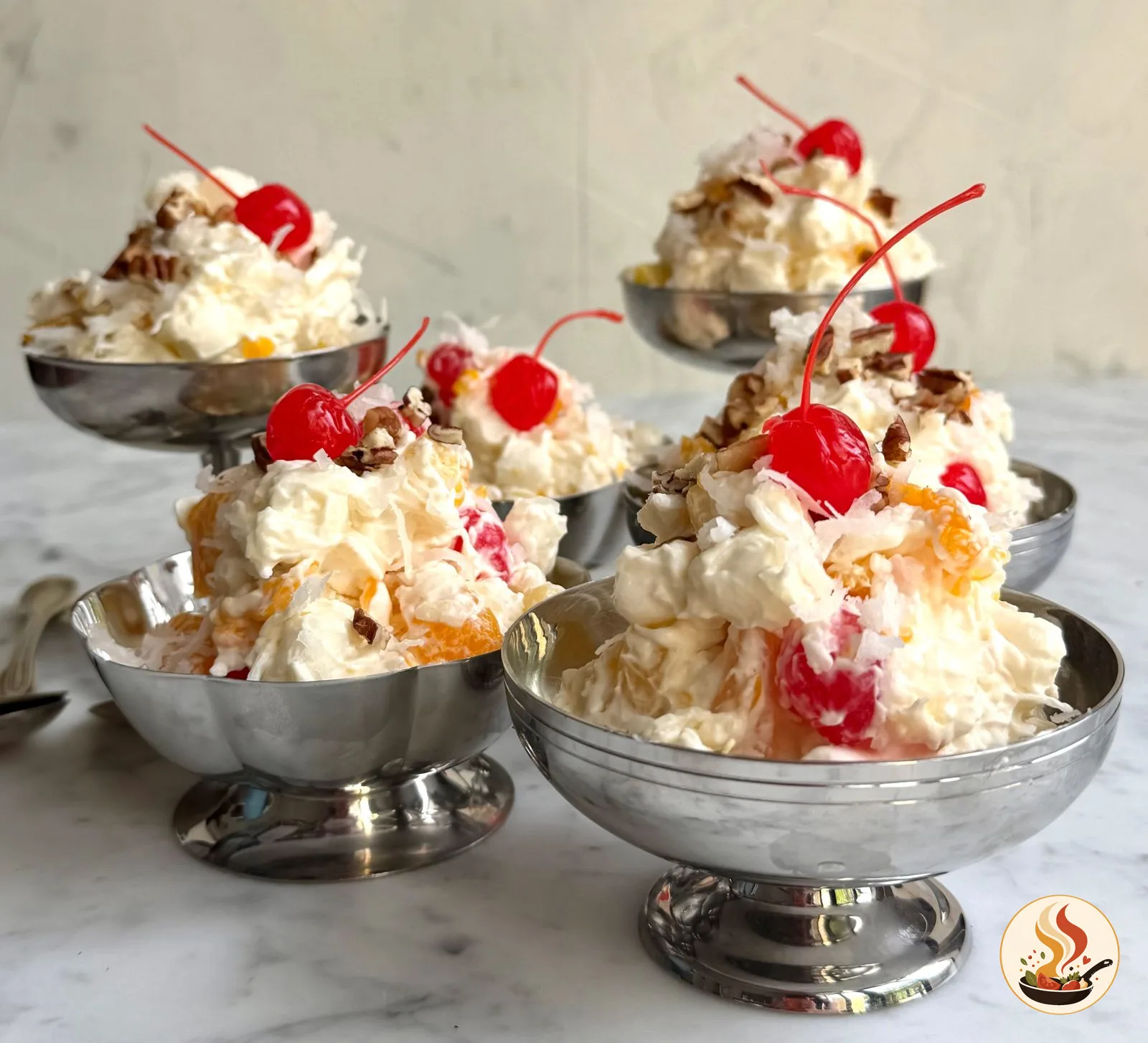 Амброзия: американский десерт с кремом и фруктами