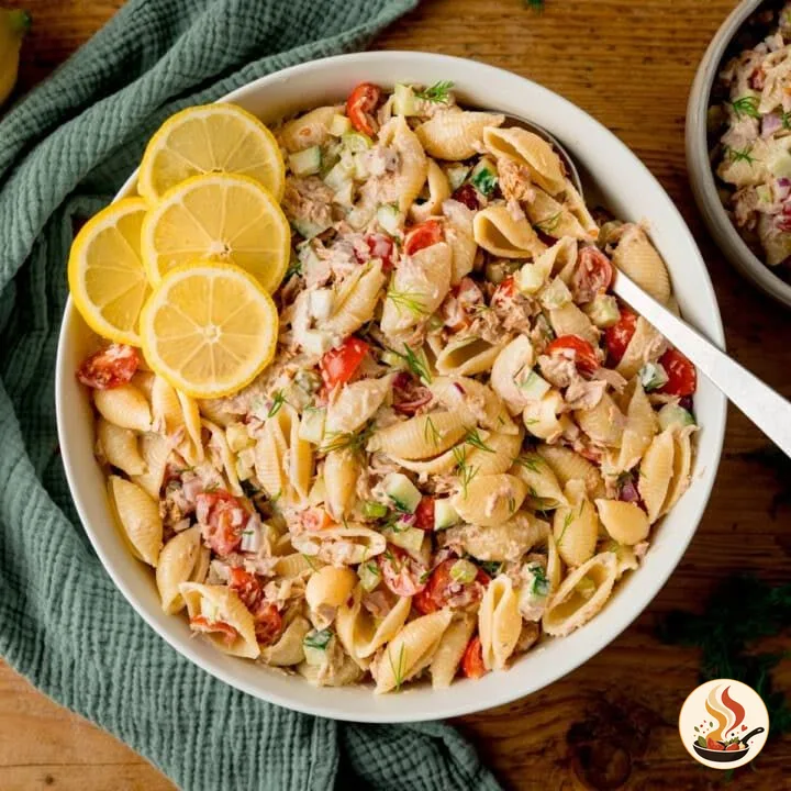 Салат с тунцом и макаронами: освежающий летний обед