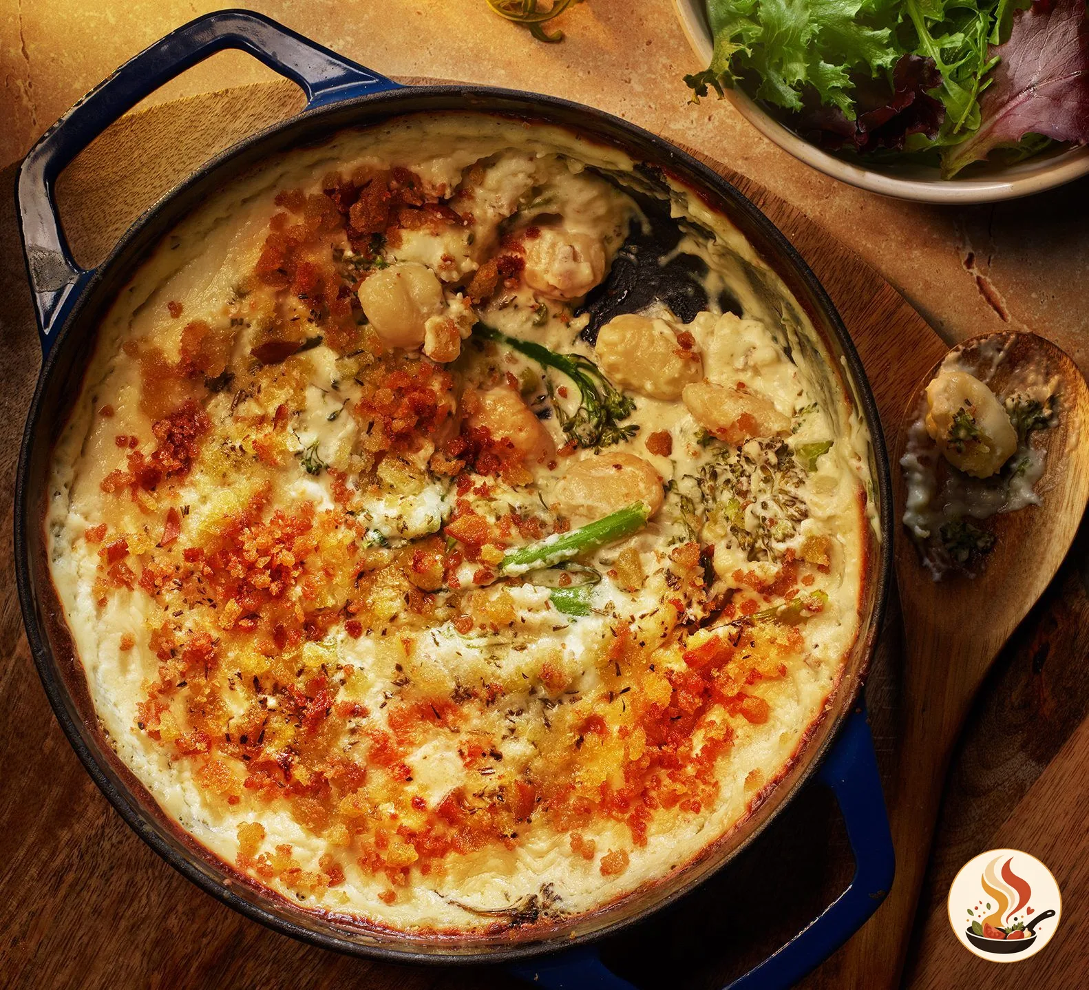 Запеканка с ньокки, брокколи и сыром: быстрое и сытное блюдо